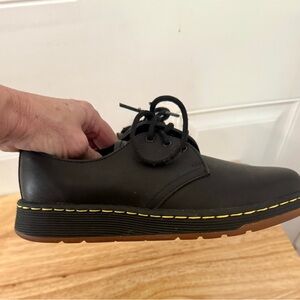 Dr. Martens Black Leather Oxfords Cavendish 3-Eye shoe